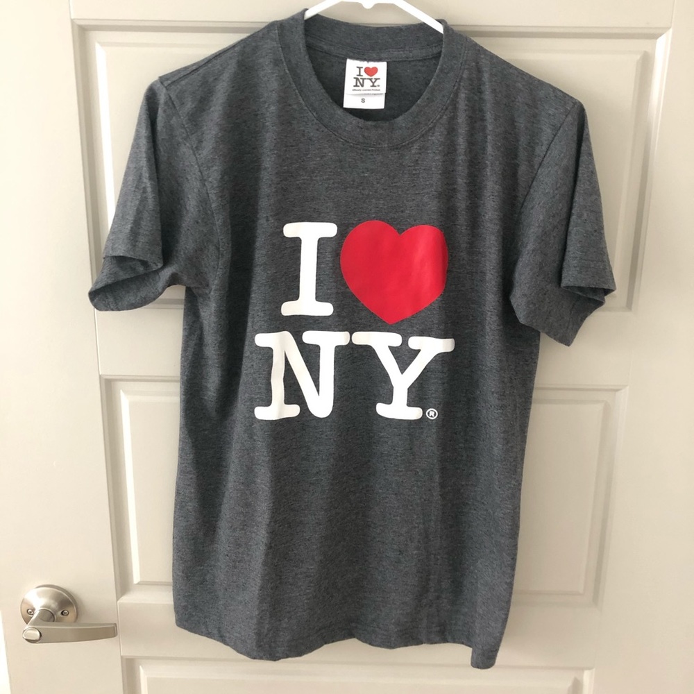 I ❤️ NY Grey Short Sleeve T-Shirt